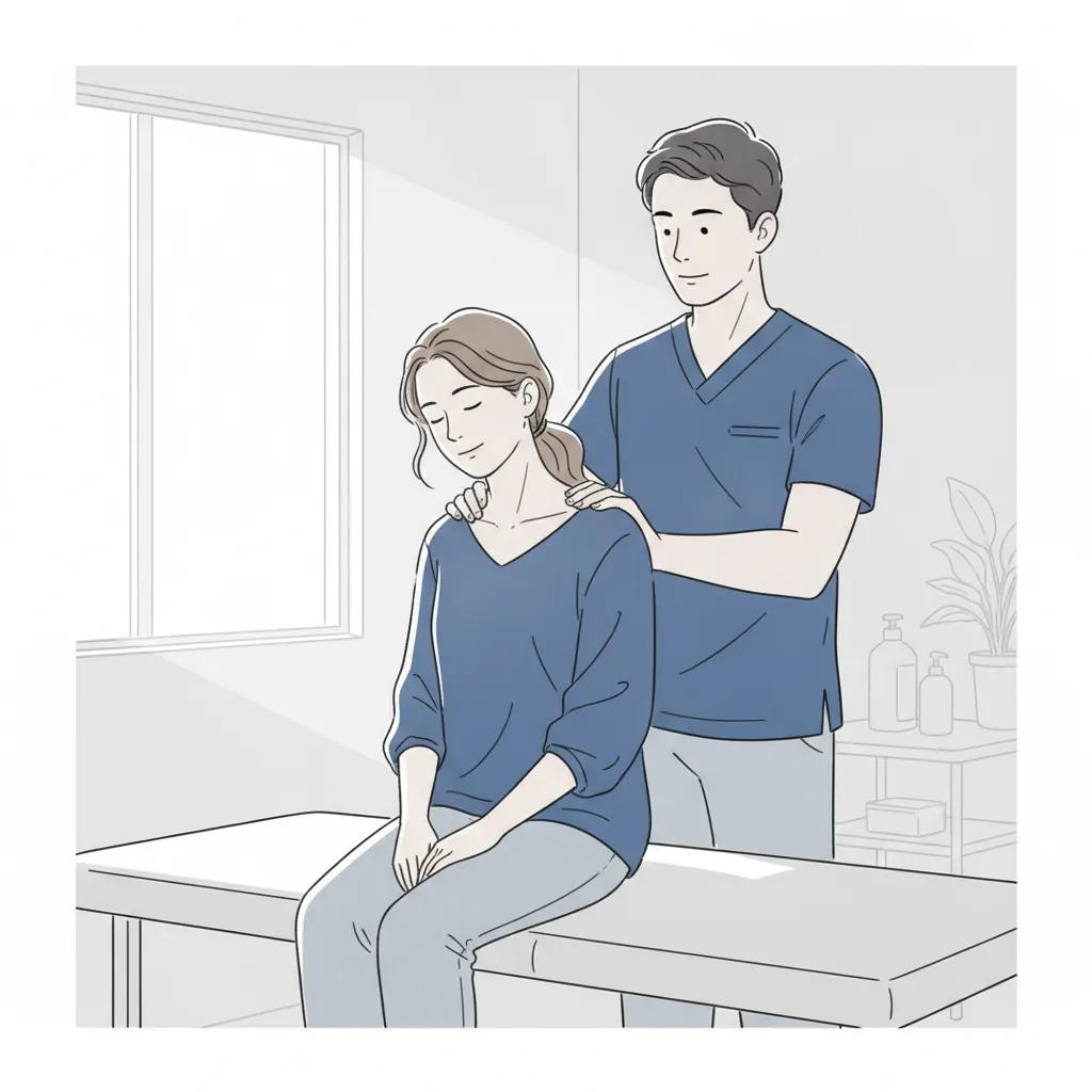 은평구 정형외과에서 도수치료를 받은 후 일상 복귀를 위해 단계적 근력 운동을 진행하는 환자의 모습<p style=