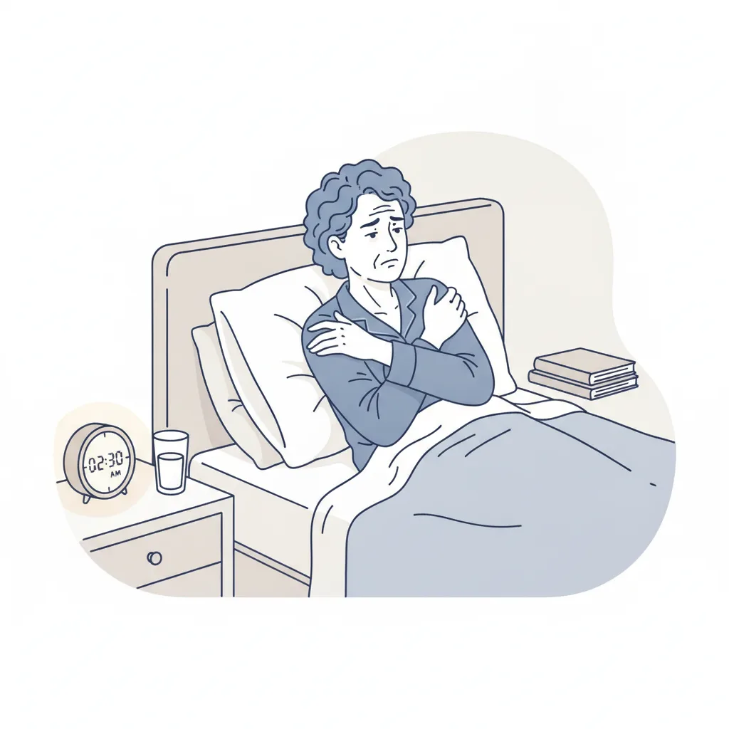 밤에 팔을 못 드는 어깨통증으로 인한 야간 수면 장애<p style=
